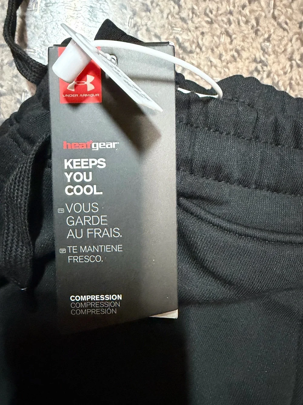 Under Armour Men’s Heat Gear Compression Sweat Pants Size L
